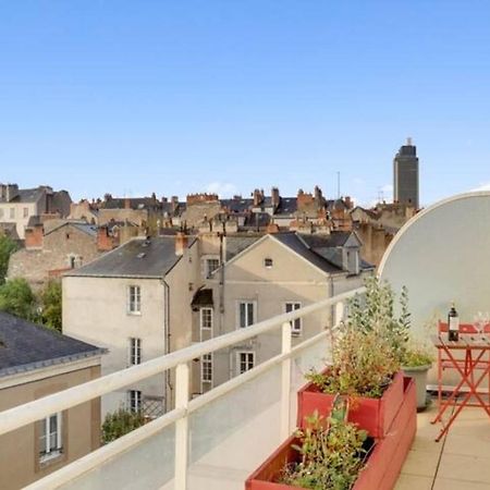 Bright Apartment With Large Terrace Nantes Extérieur photo