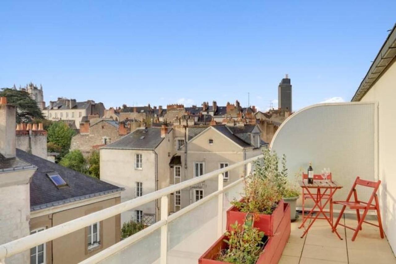 Bright Apartment With Large Terrace Nantes Extérieur photo